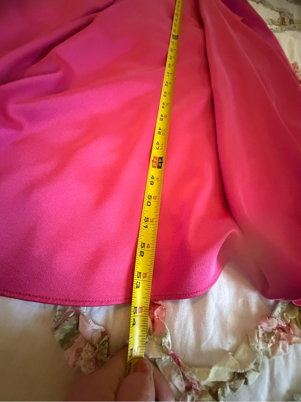 Alex Marie Draped Maxi Dress in Hot Pink - Picture 9 of 11